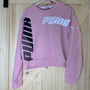 Puma pink sweatshirt
